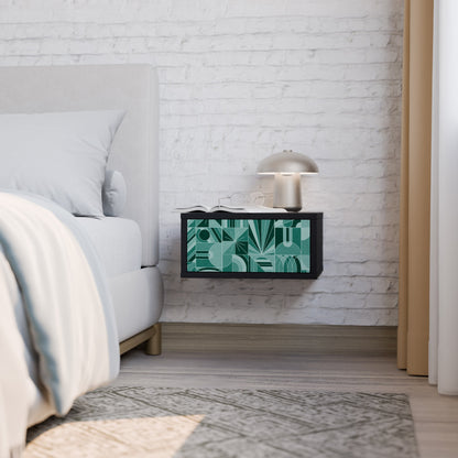 HARMONIC GRID Comodino in Finitura Nera