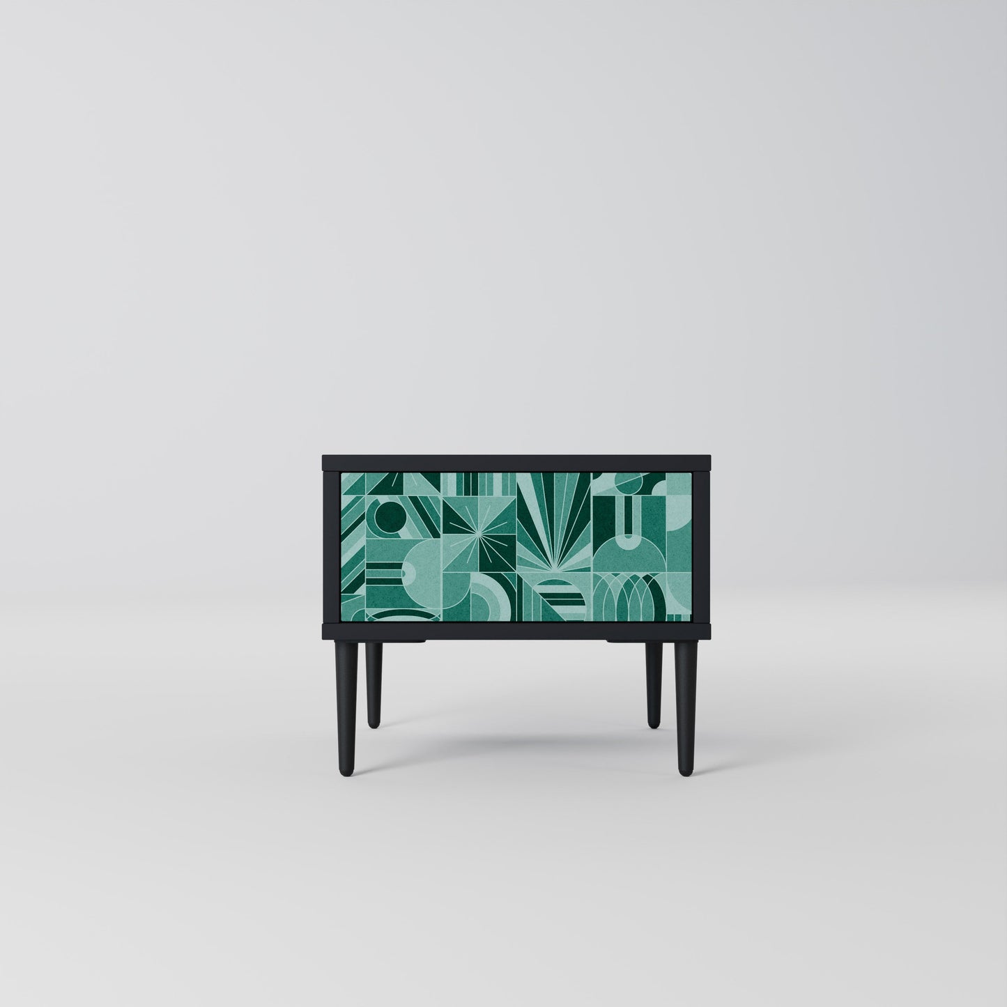 HARMONIC GRID Comodino in Finitura Nera