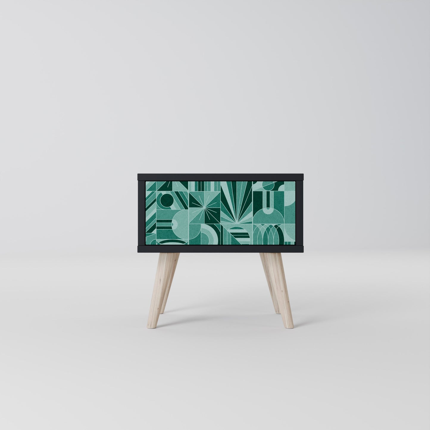 HARMONIC GRID Comodino in Finitura Nera