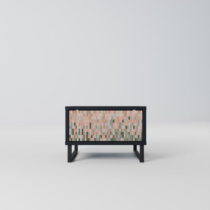 BUILDING THE FUTURE Comodino in Finitura Nera