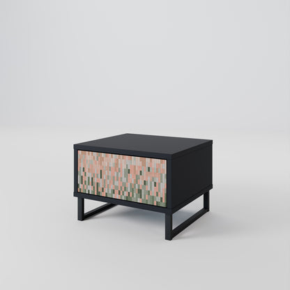 BUILDING THE FUTURE Comodino in Finitura Nera