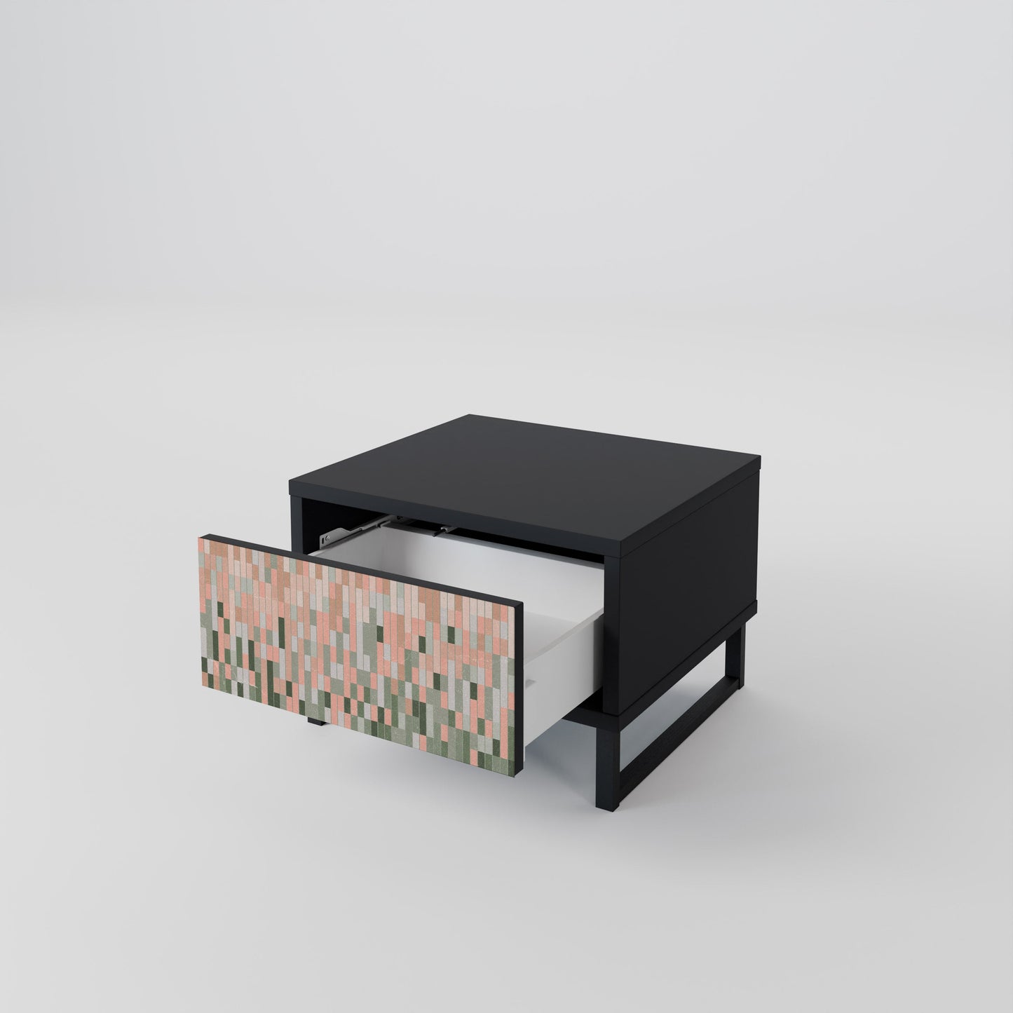 BUILDING THE FUTURE Comodino in Finitura Nera