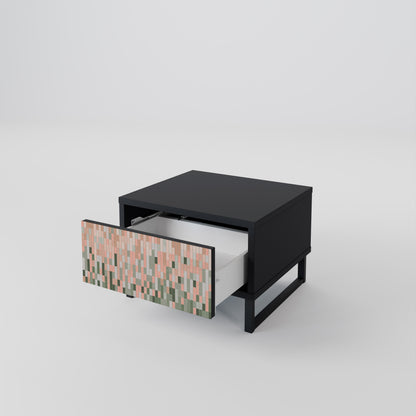 BUILDING THE FUTURE Comodino in Finitura Nera