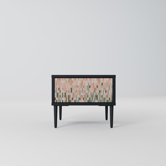 BUILDING THE FUTURE Nightstand in Black Finish