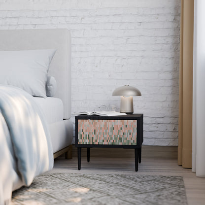 BUILDING THE FUTURE Comodino in Finitura Nera