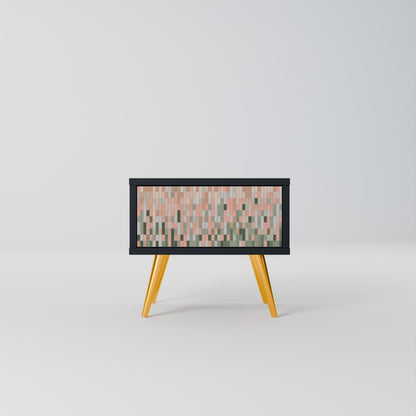 BUILDING THE FUTURE Comodino in Finitura Nera