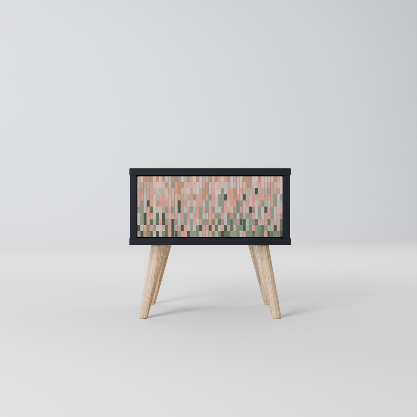 BUILDING THE FUTURE Comodino in Finitura Nera