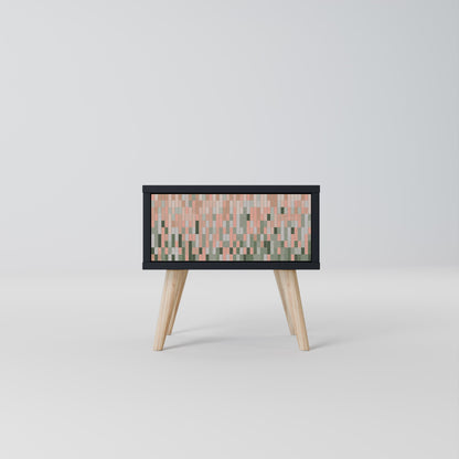 BUILDING THE FUTURE Comodino in Finitura Nera