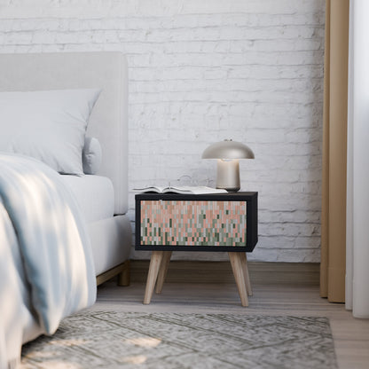 BUILDING THE FUTURE Comodino in Finitura Nera