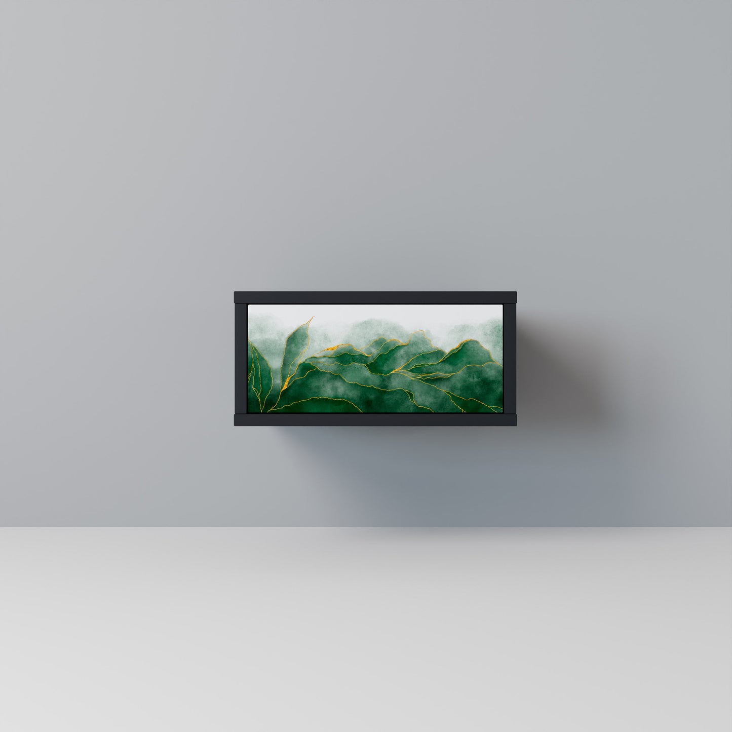 EXPENSIVE NATURE Comodino in Finitura Nera