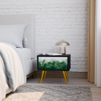 EXPENSIVE NATURE Comodino in Finitura Nera