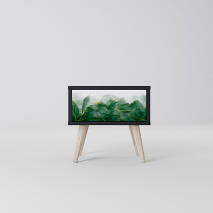 EXPENSIVE NATURE Comodino in Finitura Nera