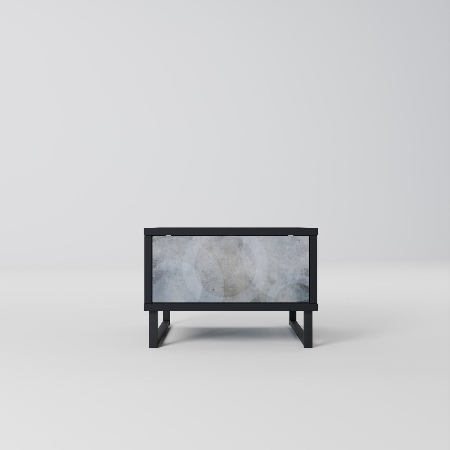 MUTED ARC Comodino in Finitura Nera