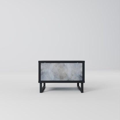 MUTED ARC Comodino in Finitura Nera