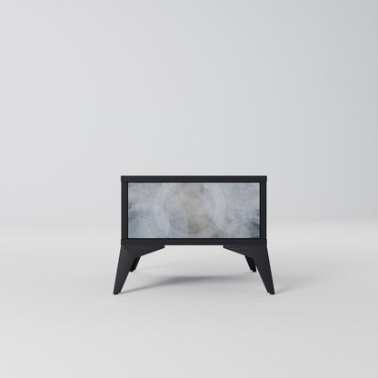 MUTED ARC Comodino in Finitura Nera