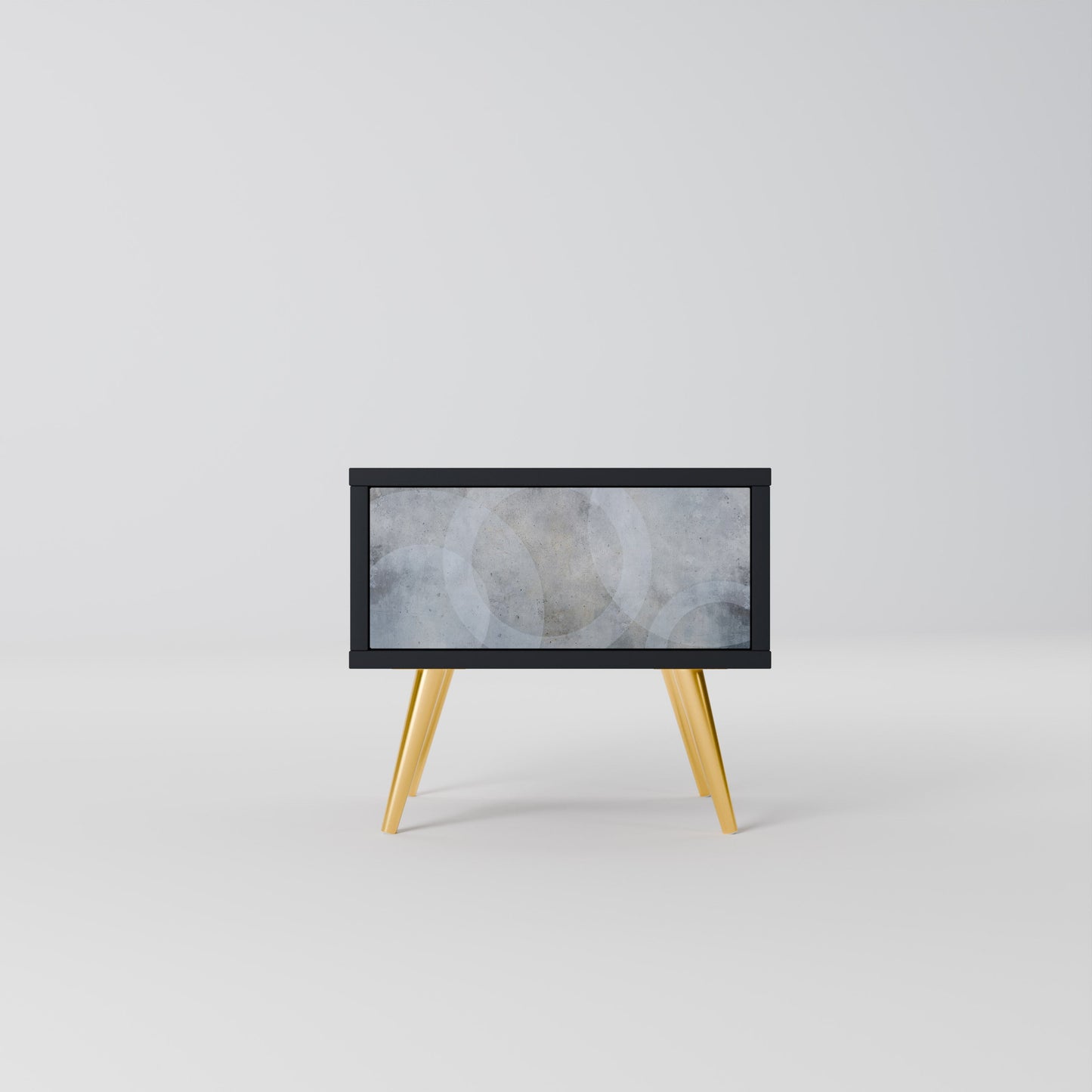 MUTED ARC Comodino in Finitura Nera