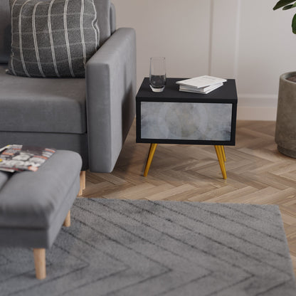 MUTED ARC Comodino in Finitura Nera