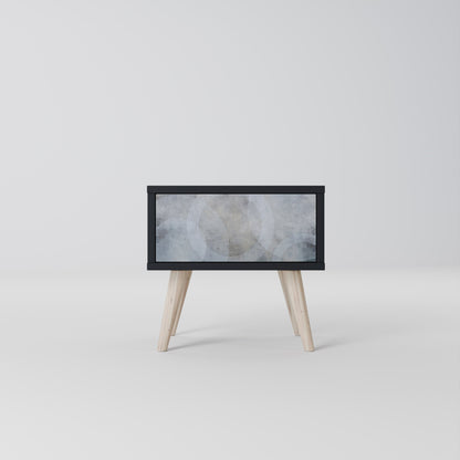 MUTED ARC Comodino in Finitura Nera