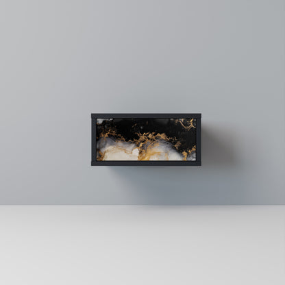 MARBLE OF TOMMORROW Comodino in Finitura Nera