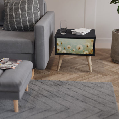 DREAMY MEADOW Comodino in Finitura Nera