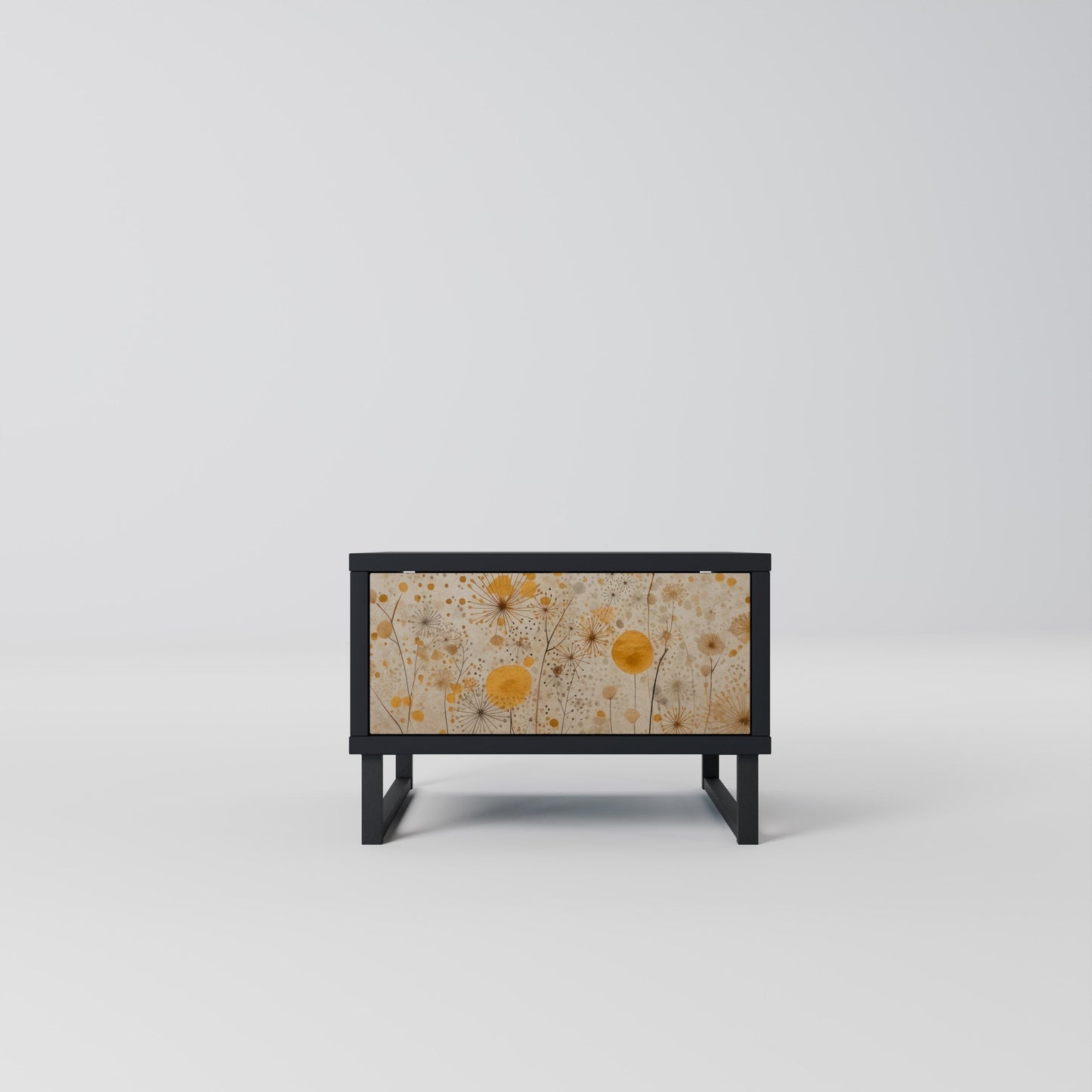 MORNING GLADE Comodino in Finitura Nera