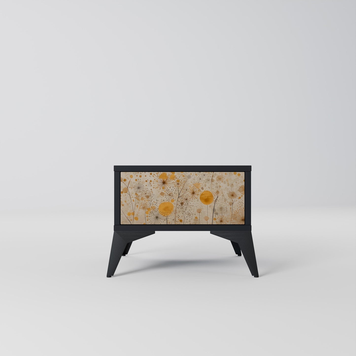 MORNING GLADE Comodino in Finitura Nera