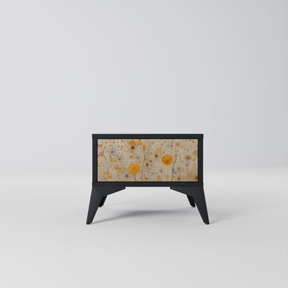 MORNING GLADE Comodino in Finitura Nera