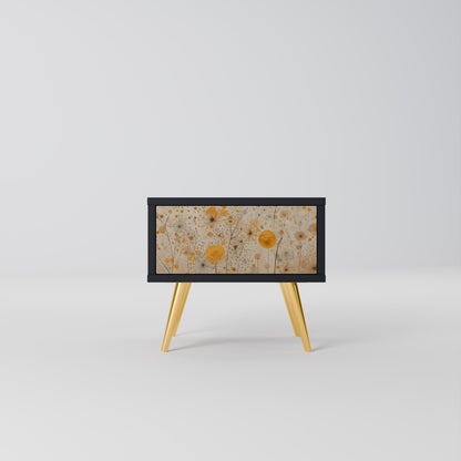 MORNING GLADE Comodino in Finitura Nera