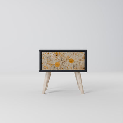 MORNING GLADE Comodino in Finitura Nera