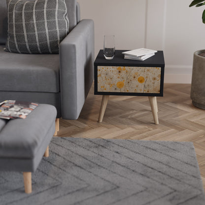 MORNING GLADE Comodino in Finitura Nera