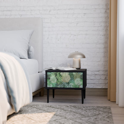 SUCCULENT CLUSTER Comodino in Finitura Nera