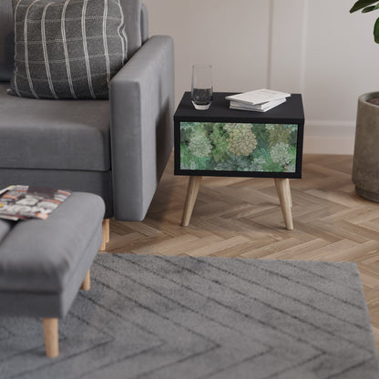 SUCCULENT CLUSTER Comodino in Finitura Nera