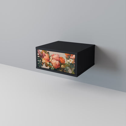 STYLISH BEAUTY Nightstand in Black Finish