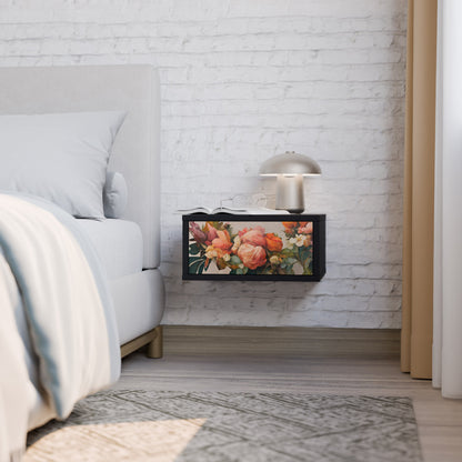 STYLISH BEAUTY Nightstand in Black Finish