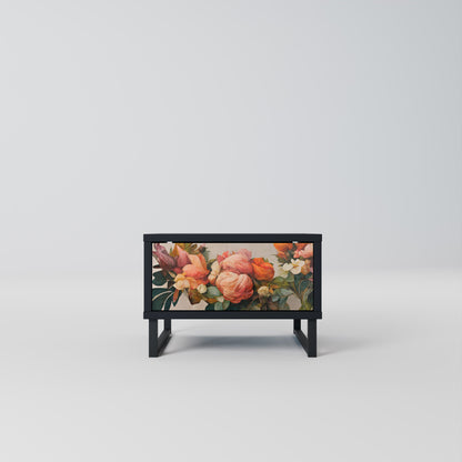 STYLISH BEAUTY Nightstand in Black Finish