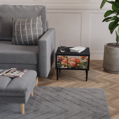 STYLISH BEAUTY Nightstand in Black Finish