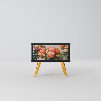 STYLISH BEAUTY Nightstand in Black Finish