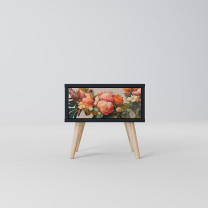 STYLISH BEAUTY Nightstand in Black Finish