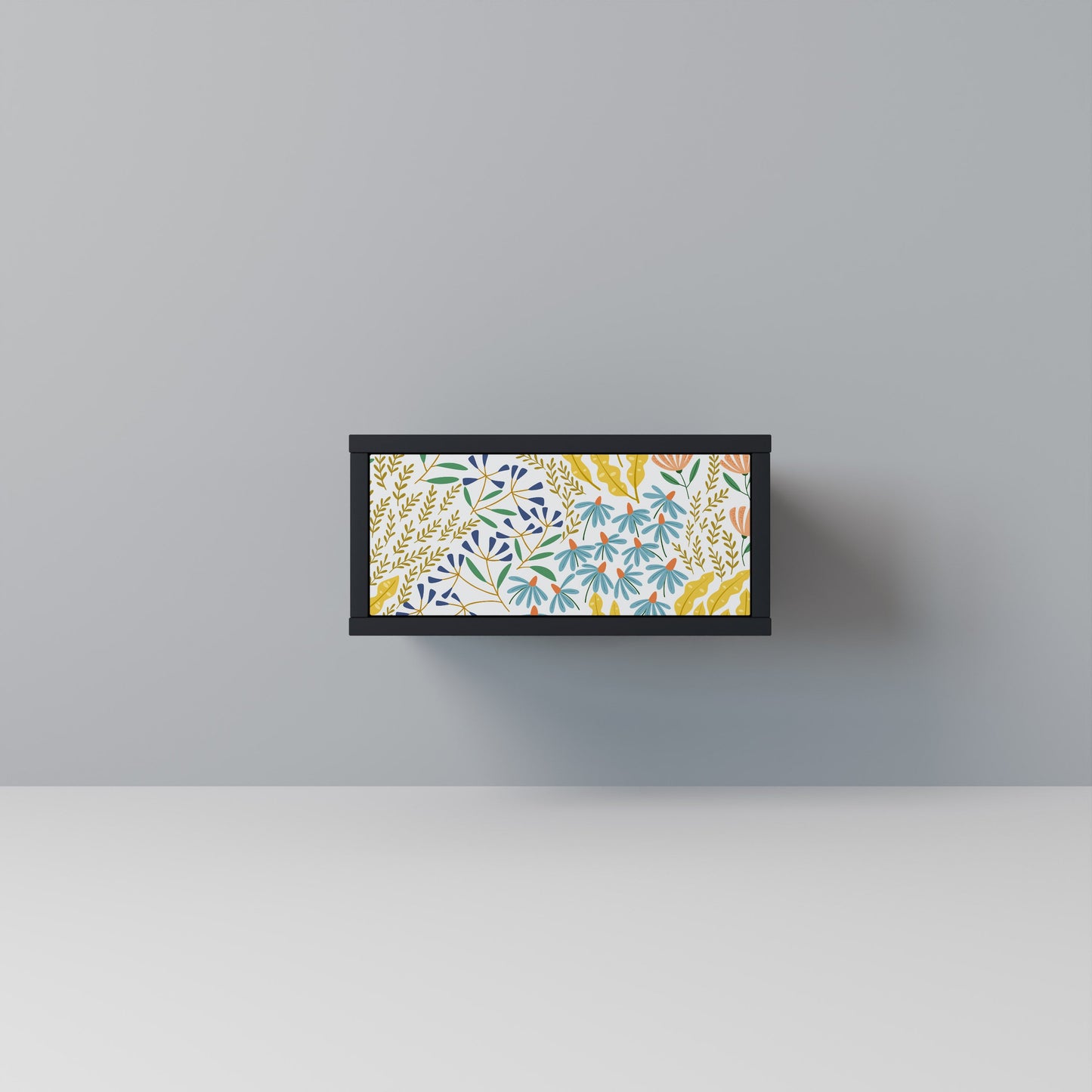 HELLO SPRING Comodino in Finitura Nera