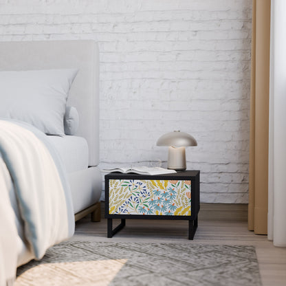 HELLO SPRING Comodino in Finitura Nera