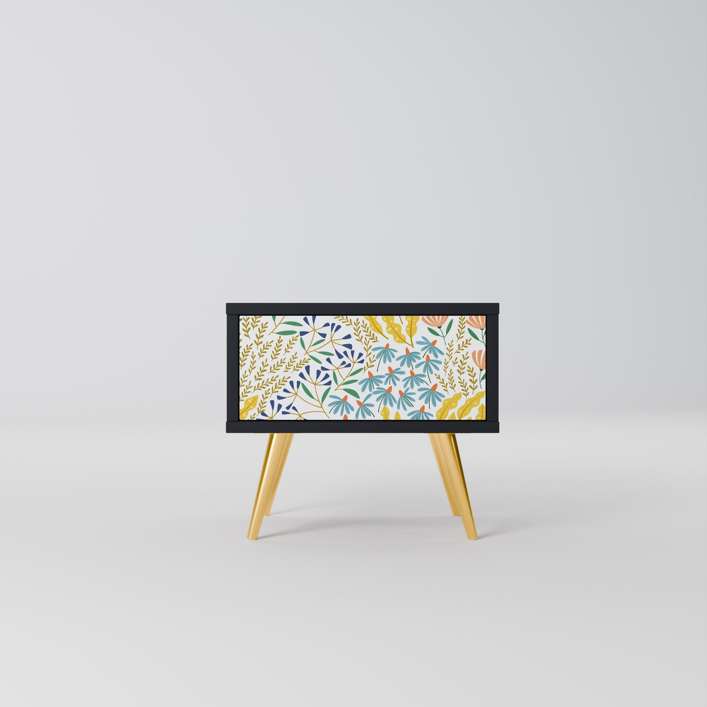 HELLO SPRING Comodino in Finitura Nera