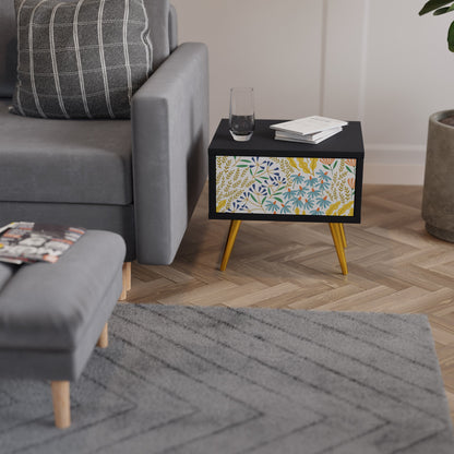 HELLO SPRING Comodino in Finitura Nera