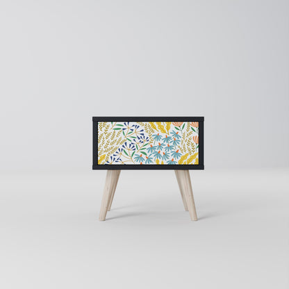 HELLO SPRING Comodino in Finitura Nera