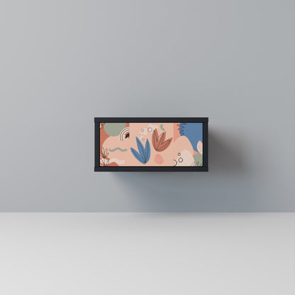 PASTEL DESTINY Nightstand in Black Finish