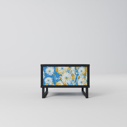 DAISY LUXE Comodino in Finitura Nera