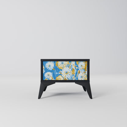 DAISY LUXE Comodino in Finitura Nera