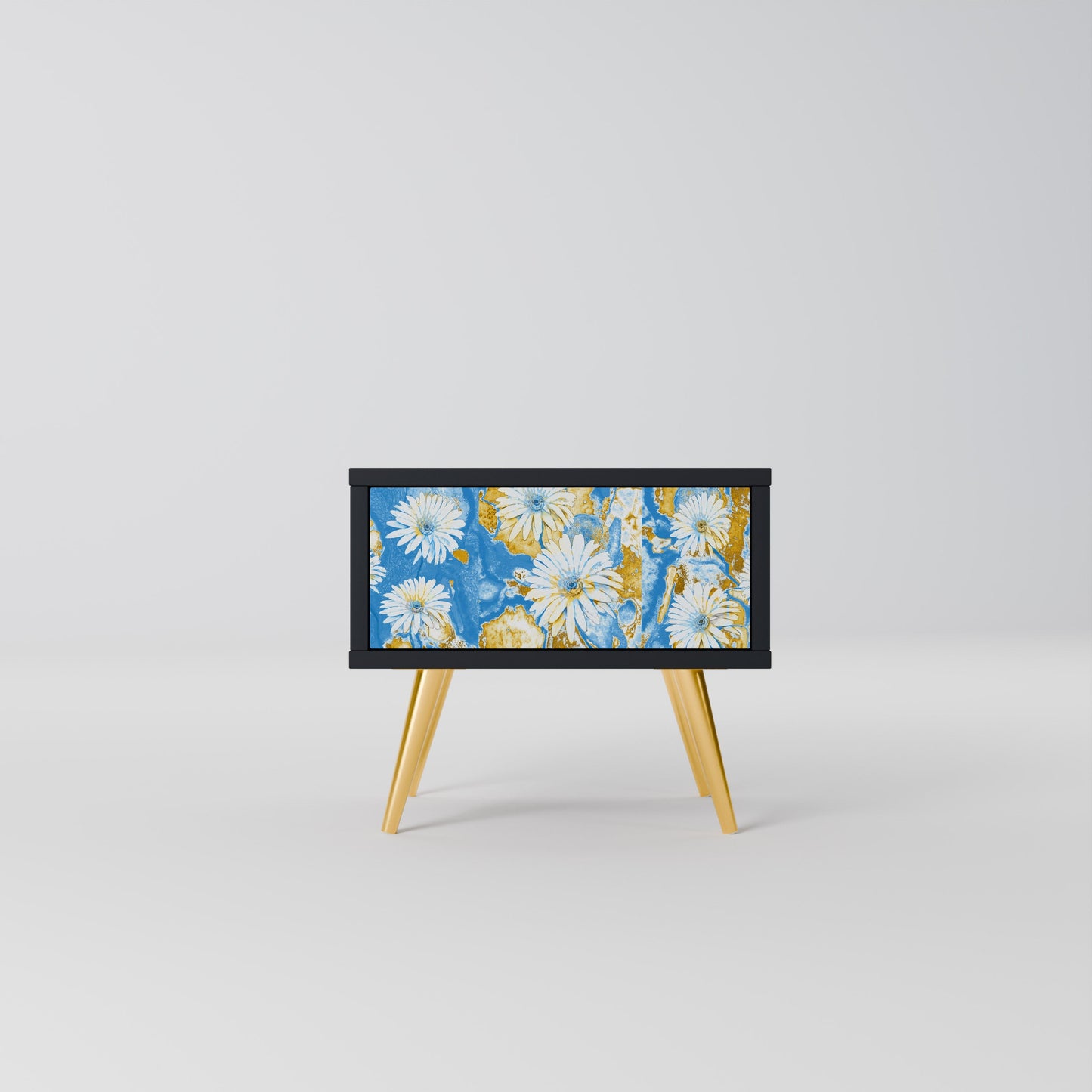 DAISY LUXE Comodino in Finitura Nera