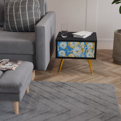 DAISY LUXE Comodino in Finitura Nera