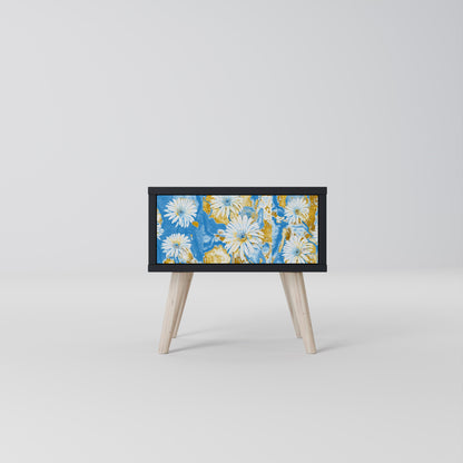 DAISY LUXE Comodino in Finitura Nera