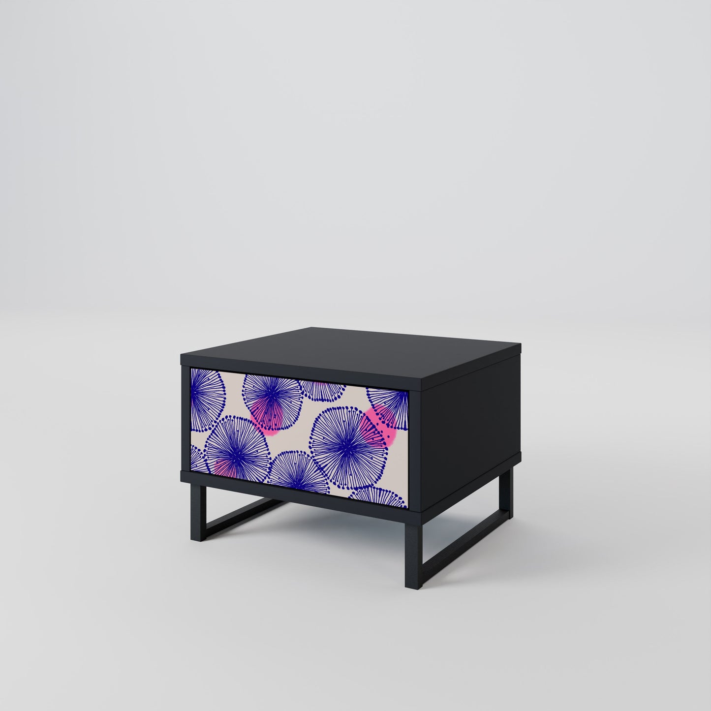 MAGIC NATURE Comodino in Finitura Nera